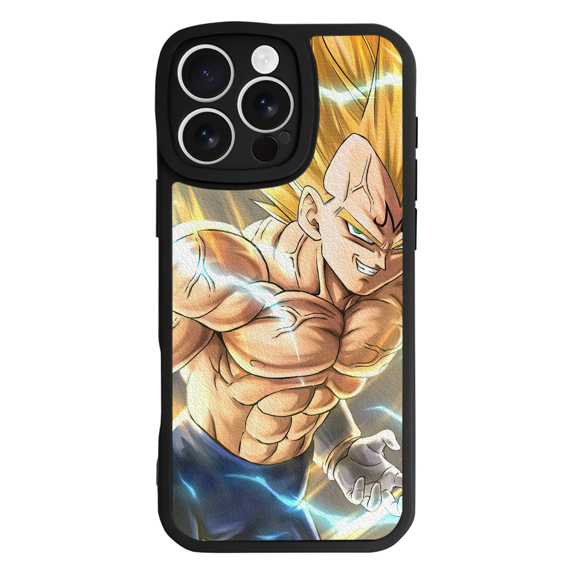 （画像用） ドラゴンボール DRAGON BALL 【iPhone 16シリーズ対応】シリコンスマホケース（レザー調） 材質：シリコン